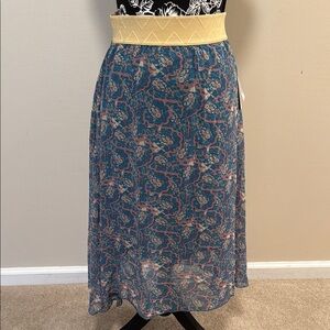 LuLaRoe floral Lola skirt